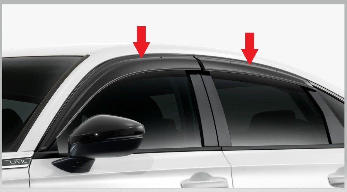 Genuine) 08R04-T20-700A Honda Civic side visor Civic 2023 11th