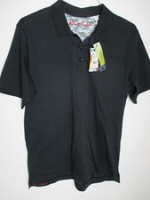 Robert Graham Black Polo Shirt size M Stone Trail Classic Fit RS8227510CF Supima