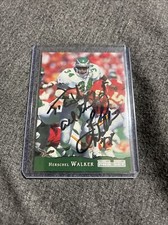 Herschel Walker Eagles 1993 Pro Set #340 Card With Autograph Signature Signed
