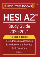 HESI A2 Study Guide 2020-2021 Pocket Book: HESI Admission Assessment - VERY GOOD