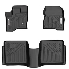 OEDRO Car Floor Mats for 2009-2019  Ford Flex TPE Liners All-Weather 3D Molded