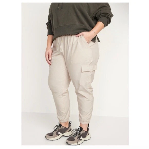 Women's High Waist Cargo Utility Jogger Pants