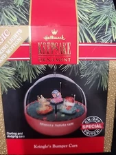 Vintage Hallmark Jumping For Joy, Light & Motion Christmas Ornament 1995