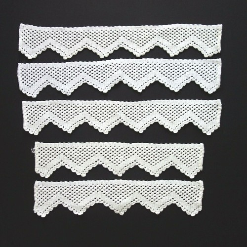 Häkelgardine Häkelvorhang Bordüre gehäkelt Handarbeit Landhaus 41 cm / 50 cm  - Bild 1 von 4