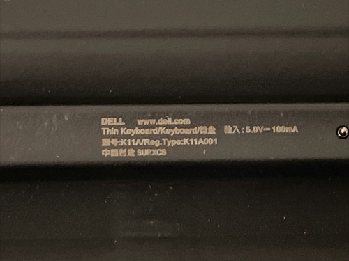 Dell K11A Venue 11 Pro Mobile Slim Keyboard Folio Case 5130 7130 7139 7140 - Picture 7 of 10