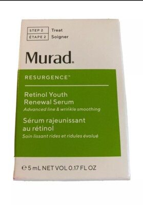 Murad Step 2 Treat Resurgence Retinol Youth Renewal Serum   5mL / 0.17 Fl Oz NIB