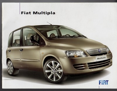 FIAT MULTIPLA 2006-09 UK Opuscolo Vendite sul mercato dinamico ...