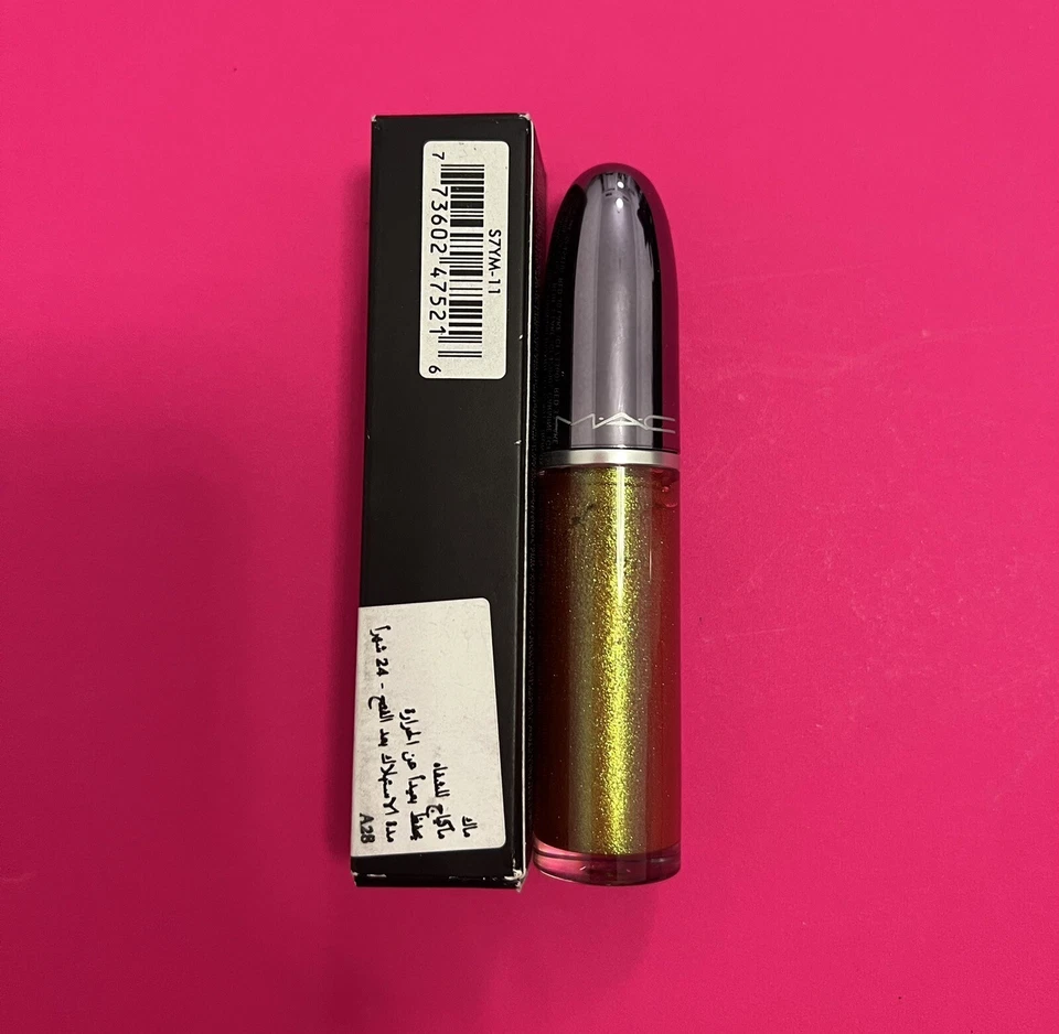 MAC Cosmetics grand illusion liquid lip colour lets rock NEW with Box - Image 2 of 4