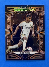 Rodrygo - 2023-24 Panini Obsidian Soccer Orange /40 - Real Madrid - Brazil