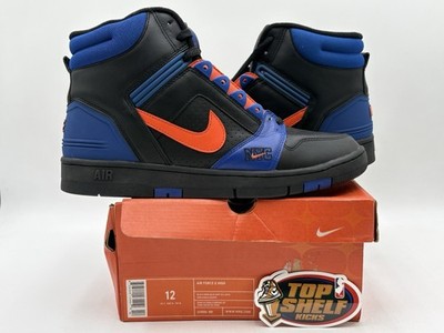 NIKE AIR FORCE2 HI 30cm 12inch 大きいsize Nike Air Force II 2 High Black Knicks Size 12 Authentic Used OG
