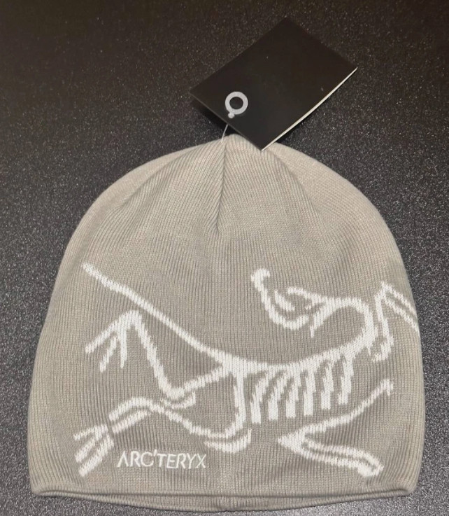 Arc'teryx Bird Head Toque Beanie Gray Merino Wool Winter Ski Hat Unisex NWT