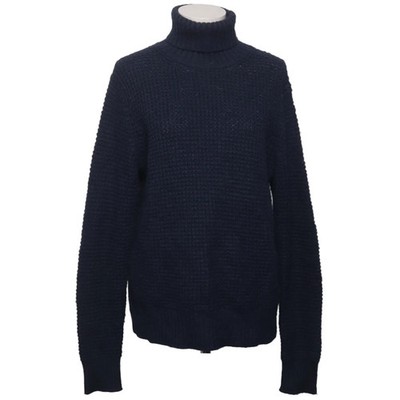 WHYRED, Rollkragenpullover, Größe: M, FLORA SPLIT WOOL, Blau #bRP