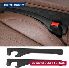 2-Pack Car Seat Gap Filler, Universal PU Leather Seat Gap Organizer, Fill Gaps B