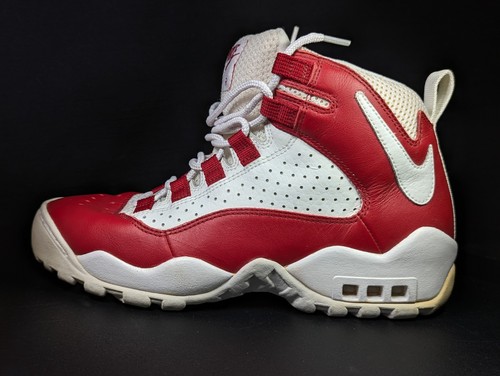Vintage Nike Air Darwin Dennis Rodman Varsity Red Men's 9 Rare Coreline Sample - Picture 4 of 9