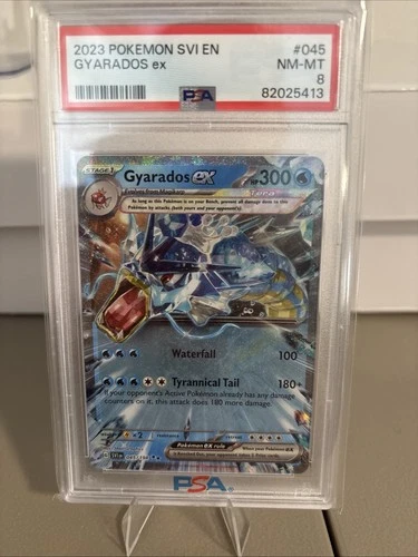 2023 Pokémon SVI EN Gyarados Ex PSA 8
