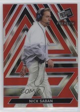 2024 Leaf National Convention Red Prismatic 1/5 Nick Saban #PPB-54 4l6