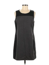 Olive and Oak Women Gray Casual Dress M