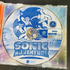 Sonic Adventure Sega Dreamcast 1998 HDR-0001 Japan Version Action Rare