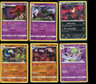 English Pokemon (6) Cards - Exact Items Pictured -Holo, V, VMax, SP, FA, GX, EX