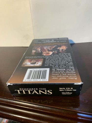 Remember The Titans", VHS Tape Denzel Washington - Picture 5 of 7