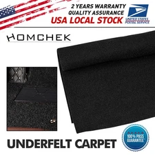 Black Universal Automotive Carpet ft Wide High Quality 39"x70" Car/Truck Carpet