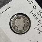 1907-O New Orleans Mint Silver Barber Dime