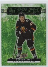 2023-24 Upper Deck Extended Series Dazzlers Green Connor Zary #DZ-117 0ku2