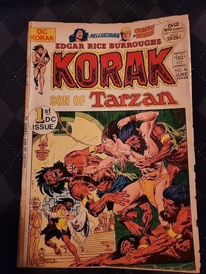 Korak, Son of Tarzan #46 (DC Comics 1972) 1st DC Issue! FN/VG Condition  