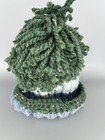 Handmade ♑️ Knitted Hat Capricorn Patch Skiing Snowboarding Blue Green Winter — photo 6