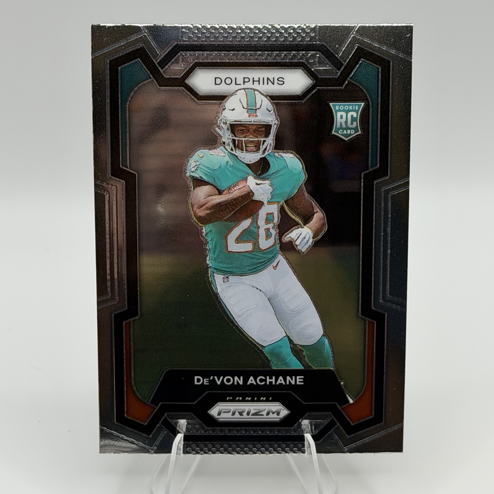 De'Von Devon Achane 2023 Panini Prizm #365 Base Prizm Rookie Card RC Dolphins