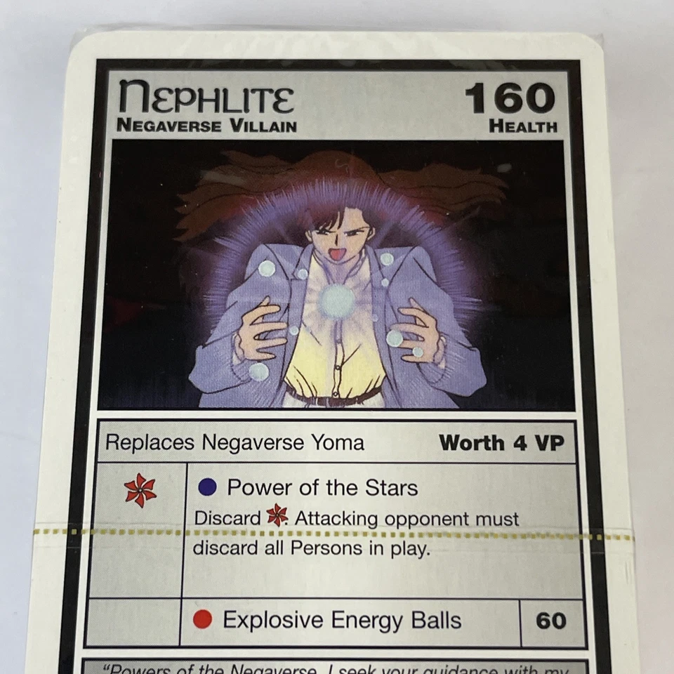 Sailor Moon CCG 1st Premiere Edition Starter Deck TCG 2000 Sealed Nephlite New - Image 2 of 4