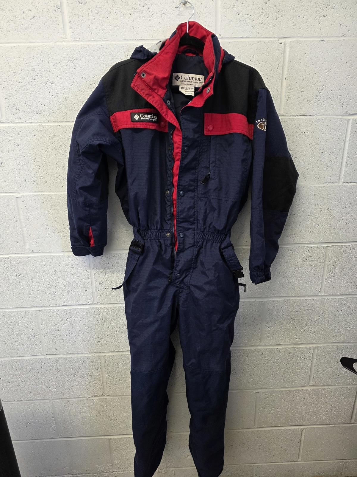 Vintage Columbia Tectonite one-piece snowsuit  size- 14/16