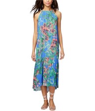 Rachel Roy Womens Floral High Waist Dress