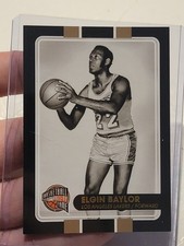 2010 Panini Basketball Hall Of Fame Card #/199 Insert Elgin Baylor L.A. Lakers