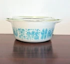 Vintage Pyrex 1 Pint Bowl #471 Amish Butterprint with #470-C Lid  - Excellent