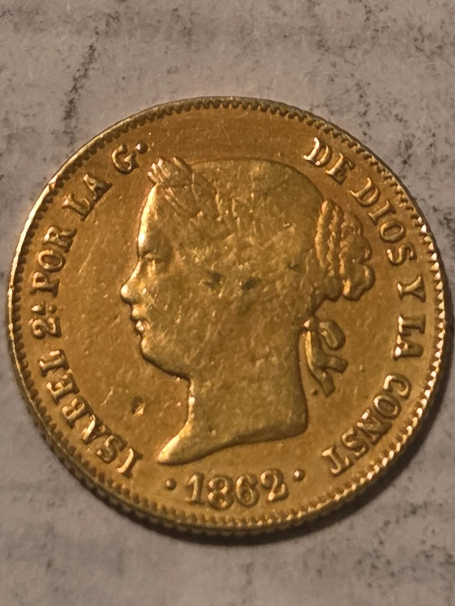 Uncertified Gold Spanish Philippines Coins (Pre - 1898) for sale