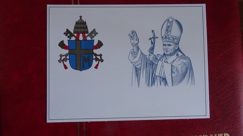 Entero, PK, Papa Pablo II, Vaticano, en blanco con marca, ver foto