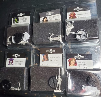 Lot Of 6 MiniCrate Miniatures Mini Crate Metal Hordes Warmachine Privateer Press