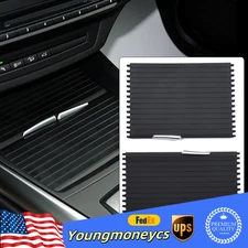 Centre Console Cup Drink Holder Roller Blind Cover For BMW X5 X6 E70 2007-2014