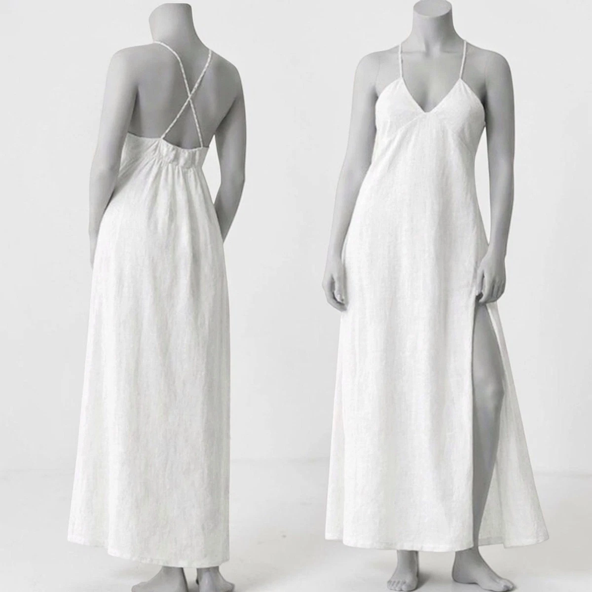 chinese dress ladies Sleeveless embroidered tiered maxi dress  Reistor