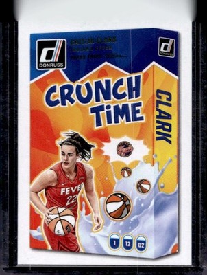 2025 Donruss WNBA #5 Caitlin Clark Crunch Time Press Proof