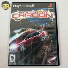 Need for Speed Carbon PS2 CIB Sony PlayStation 2 2006 Black Label Complete C