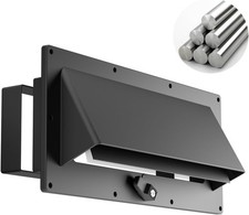 Aluminum RV Exhaust Range Hood Vent Cover with Adjustable Collar Depth Locking D