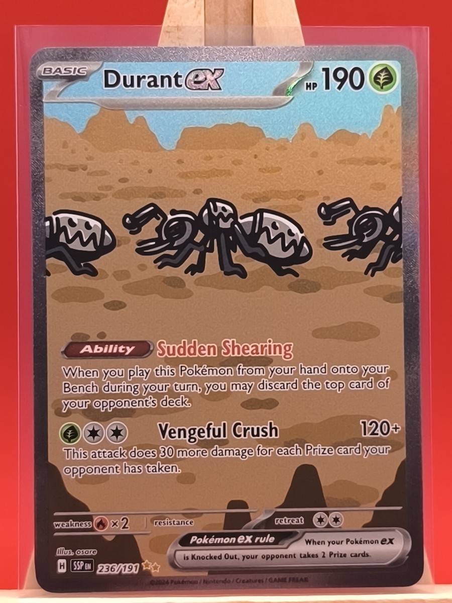 durant ex pokemon card price Amazon.com: Pokemon - Durant ex 215/191