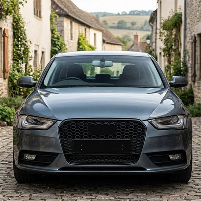 Kühlergrill Wabendesign Audi A4 B8 Facelift (2012-2015) RS-Style Piano Black