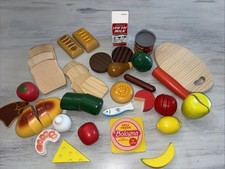 Melissa And Doug Play Food Lot Wooden Wood Pretend Play Cooking Educational 3731