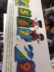 10847 MY FIRST NUMBER TRAIN sealed lego legos duplo duplos set NEW