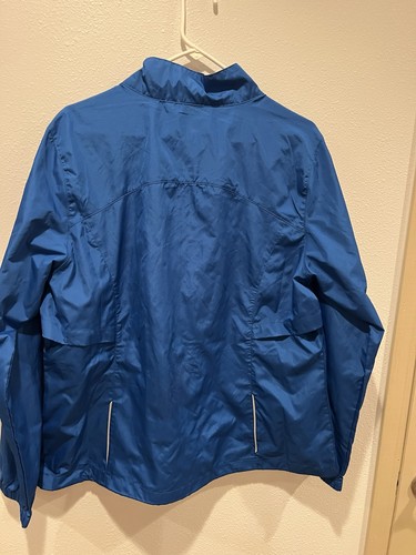 SUBARU Women’s Ladies X-Large Blue Full Zip Windbreaker Jacket Brand New W/ Tag - Picture 10 of 15