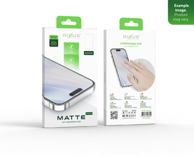 Rixus For iPhone 13 Pro Max, 14 Plus Tempered Glass