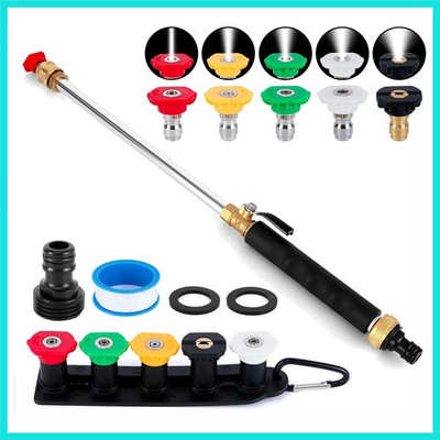 #ad #ad Jet Nozzle High Pressure Hose Nozzle5 in 1 High Pressure Power Washer Wand f... $26.05